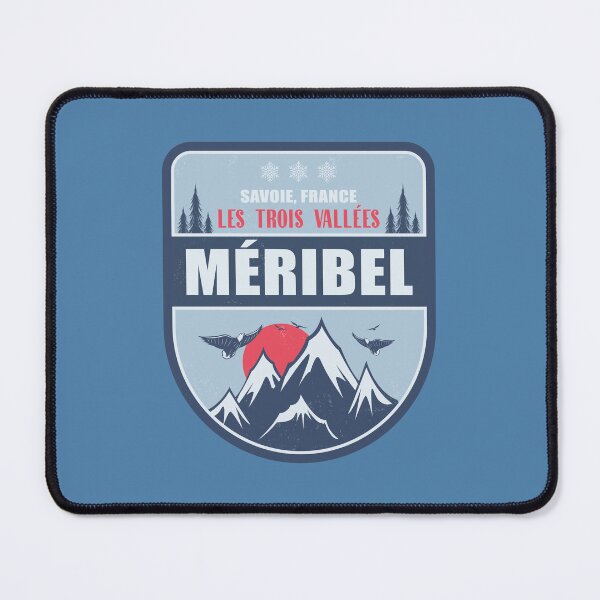 Item preview, Meribel France Vintage Winter Skiing Design designed and sold by CynthiaGraphics.
