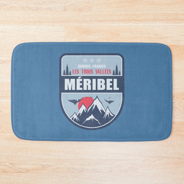 Item preview, Meribel France Vintage Winter Skiing Design designed and sold by CynthiaGraphics.