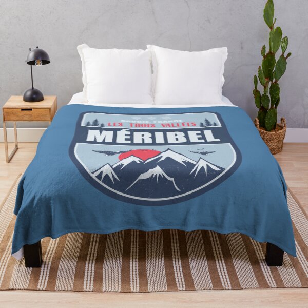 Item preview, Meribel France Vintage Winter Skiing Design designed and sold by CynthiaGraphics.