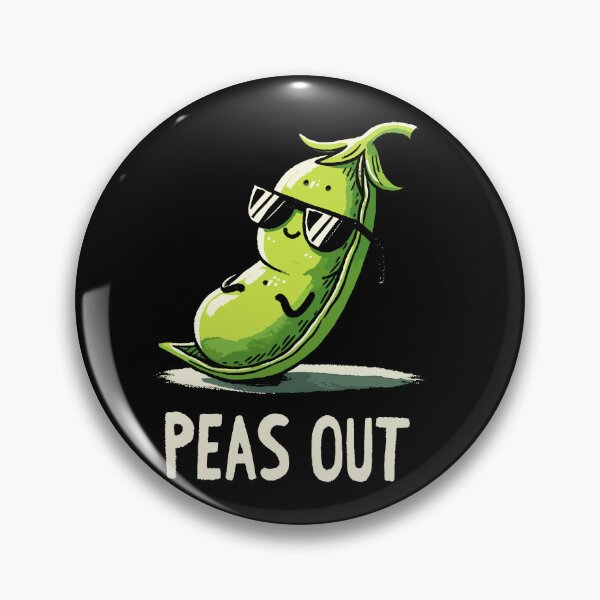 Artikelvorschau, Chill Peas out Peace out entworfen und verkauft von DoodleDashShop.