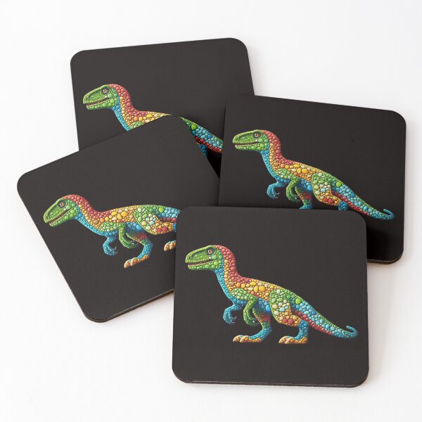 Artikelvorschau, Lebendiger Velociraptor: Ein Mosaik-Meisterwerk entworfen und verkauft von MachineDesigned.