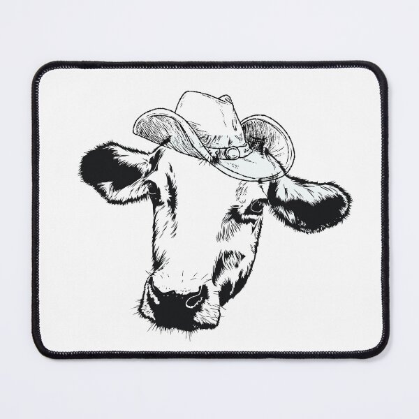 Item preview, Kawaii cute cowboy funny cow designed and sold by Cosmicworld07.