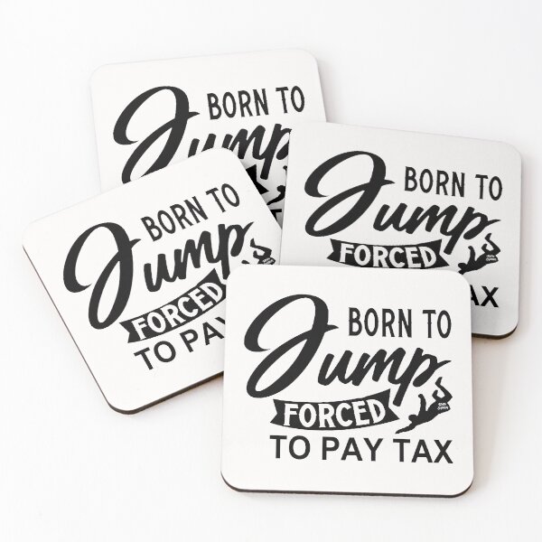 Item preview, Born to Jump; Parachuting; designed and sold by StickerApe.