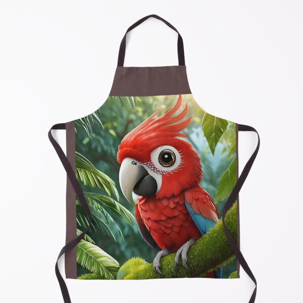 Item preview, Crimson Parrot in Green Paradis designed and sold by SebSun.