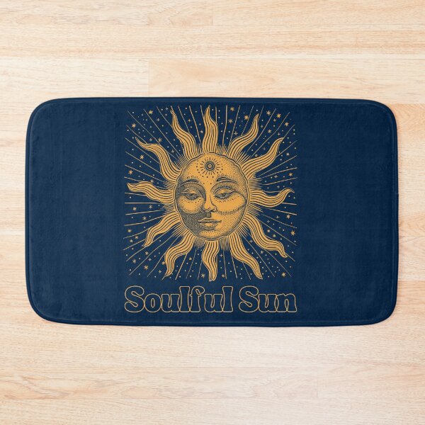 Item preview, "Soulful Sun" Vintage Zen Illustration  - Spirituality Life Style  designed and sold by Loffartdesign.