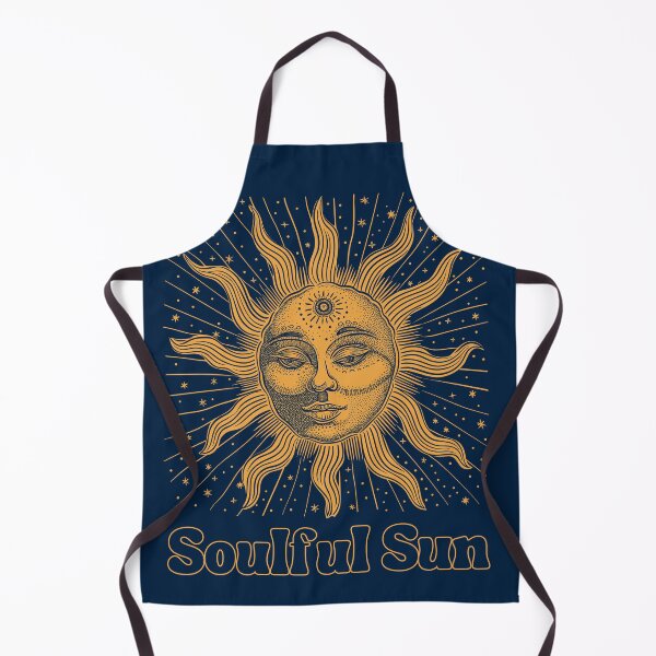 Item preview, "Soulful Sun" Vintage Zen Illustration - Spirituality Life Style designed and sold by Loffartdesign.