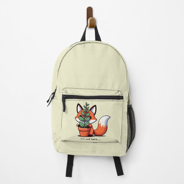 Item preview, Hiding Fox - Sneaky Potted Plant designed and sold by RuyaFab.