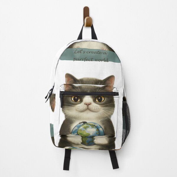 Item preview, Let's create a purrfect world designed and sold by GodGoddess.