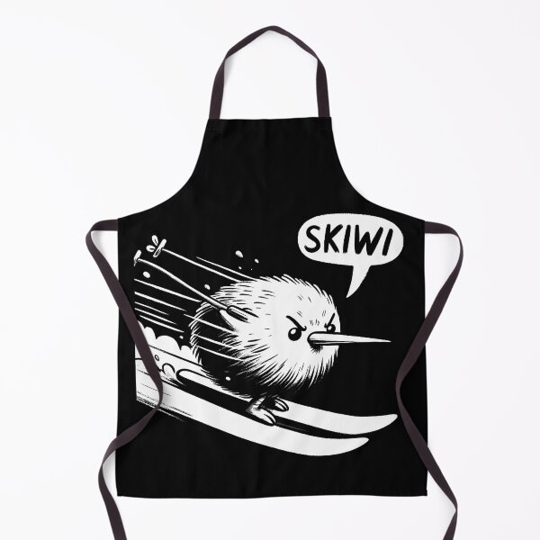 Item preview, Ski Skiwi Kiwi Bird designed and sold by DoodleDashShop.