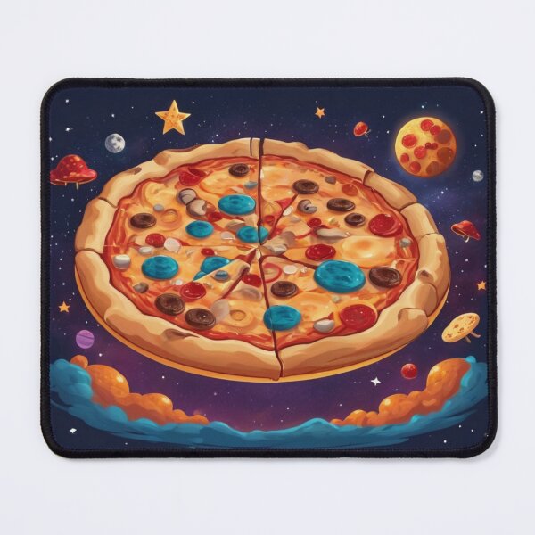 Item preview, Pizza Galaxy: A Cosmic Feast for Pizza Lovers designed and sold by BaisaStudio.