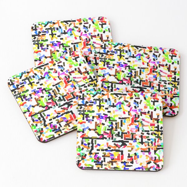 Item preview, Impressionistic Modern Art Dabs of Color designed and sold by Sharon Schwalbe.