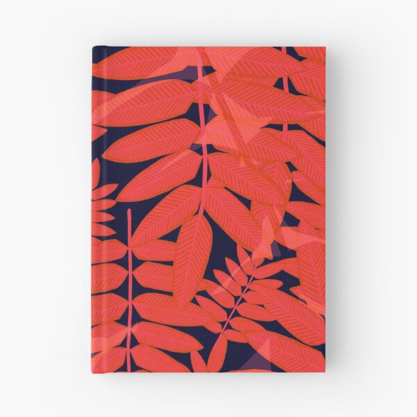 Item preview, Brick red angular abstract leaf pattern art. designed and sold by Meteryards.