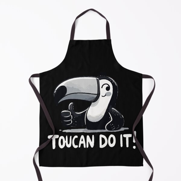 Item preview, You can do it Toucan do it Motivational Bird designed and sold by DoodleDashShop.