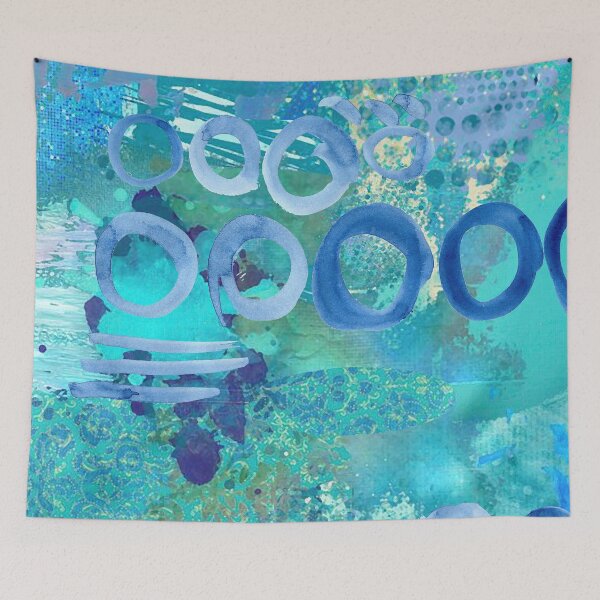 Item preview, Blue Heaven Abstract Art designed and sold by Sheree Burlington.