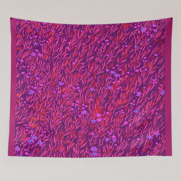 Item preview, Magenta flowers and leaves  designed and sold by MoisOneOffs.