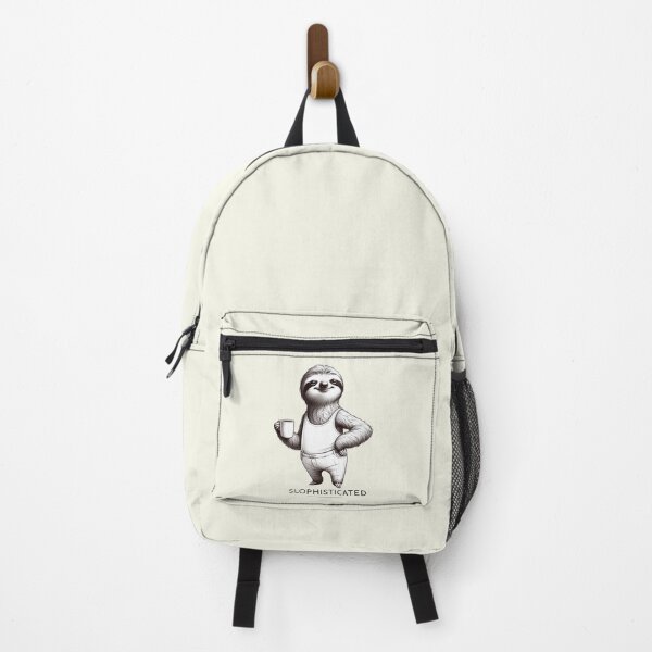 Item preview, Slophisticated - Relaxed Sloth with Coffee designed and sold by RuyaFab.