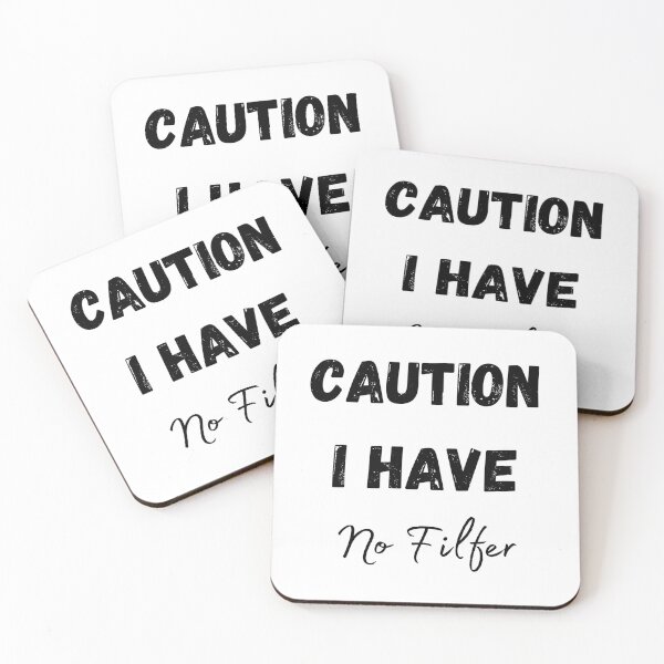 Item preview, Caution I have no filter designed and sold by EstampaMesto.