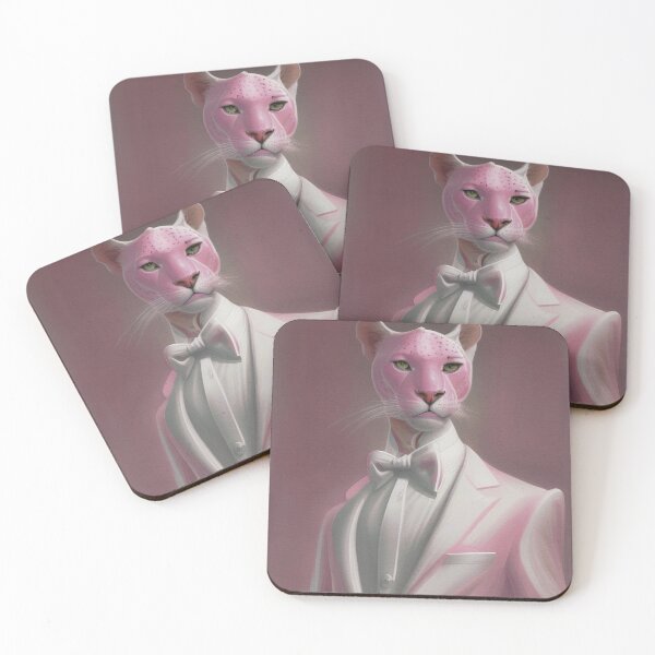 Item preview, The Butler, Pink Panther Anthropomorphic Artwork designed and sold by Elliott G.W..