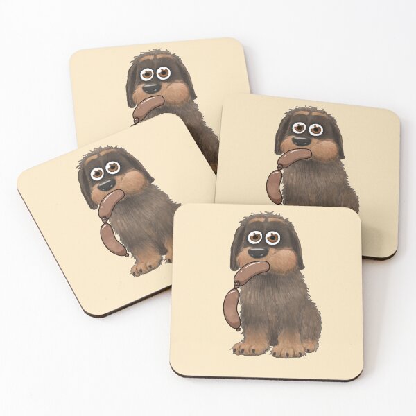 Item preview, Dachshund with sausage designed and sold by SuRReal3D.