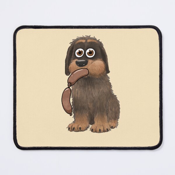 Item preview, Dachshund with sausage designed and sold by SuRReal3D.
