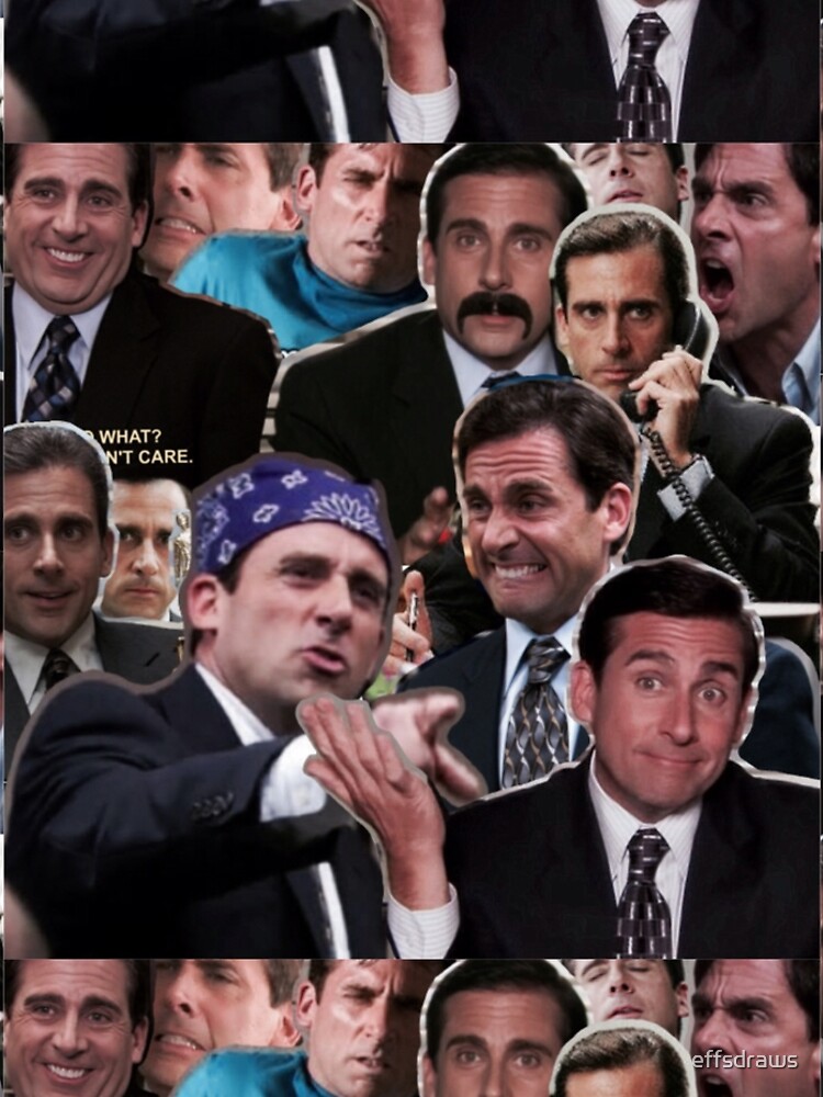 The Office Michael Scott - Steve Carell by effsdraws