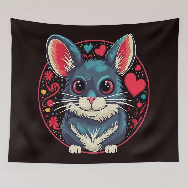 Item preview, Chinchilla Valentine designed and sold by creativellashop.