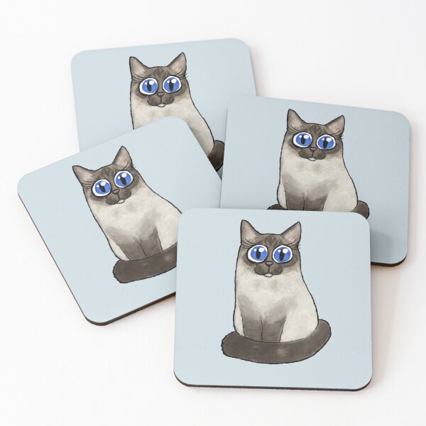 Item preview, Holy Burma cartoon cat designed and sold by SuRReal3D.