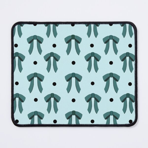 Item preview, Turquoise Bows on Aqua Bows with Polka Dots designed and sold by Brittany Lane Allen.