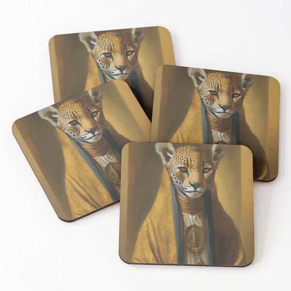 Item preview, The Egyptian Sage, Cheetah Anthropomorphic Artwork designed and sold by Elliott G.W..