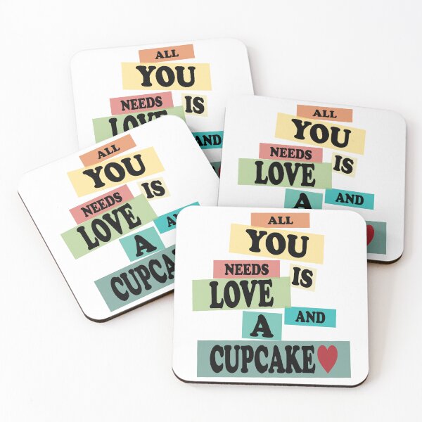 Item preview, ALL YOU NEEDS IS LOVE AND A CUPCAKE designed and sold by Rejiboustarts.