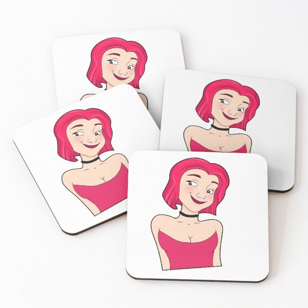 Item preview, pink girl designed and sold by Madvless.