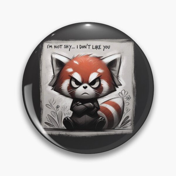 Item preview, Sassy Red Panda - Bold Attitude designed and sold by RuyaFab.