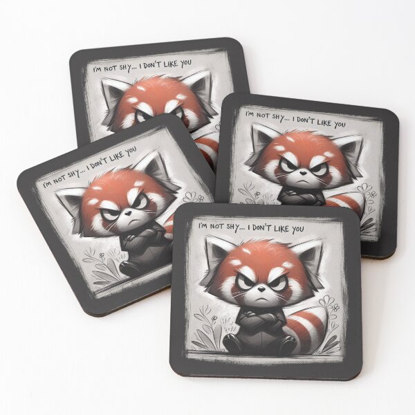 Item preview, Sassy Red Panda - Bold Attitude designed and sold by RuyaFab.
