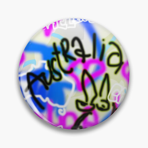 Item preview, Australia (Blue Pink) designed and sold by skullbal.