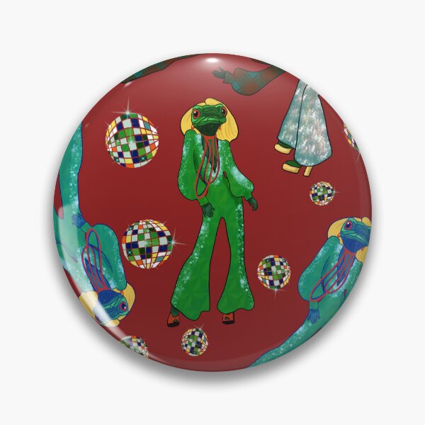 Item preview, disco frogs, pattern designed and sold by AvotArt.