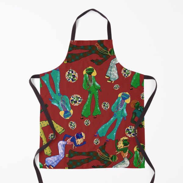 Item preview, disco frogs, pattern designed and sold by AvotArt.