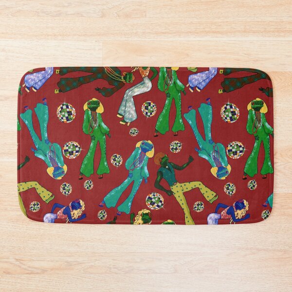 Item preview, disco frogs, pattern designed and sold by AvotArt.