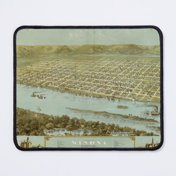 Item preview, Winona, Minnesota (1867) designed and sold by allhistory.