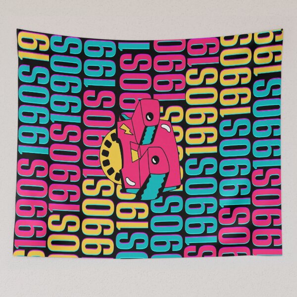 Item preview, 1990s retro design 20 - Black Background designed and sold by PunjabanJatti.