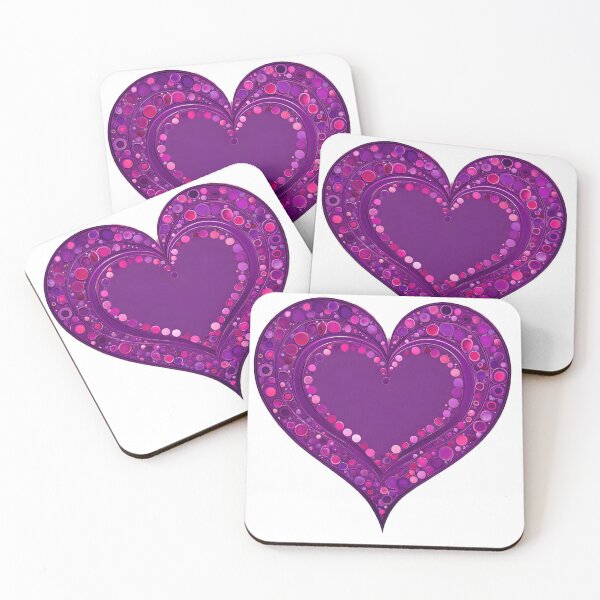 Item preview, Valentines Purple Heart 01 designed and sold by Artekinium.