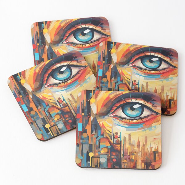 Item preview, City Watch | Vision of Hope in Geometric Splendor designed and sold by FairX.