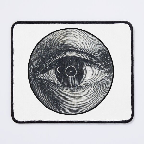 Item preview, Pen and Ink Eyeball Art Sketch Pencil Circle Hole designed and sold by kylmllr101684.