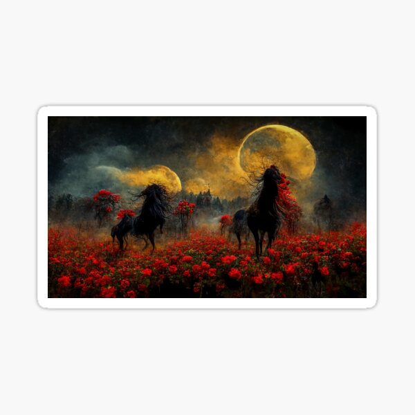 Item preview, Dark Horses Of Castle Black designed and sold by WesDotPhotography.