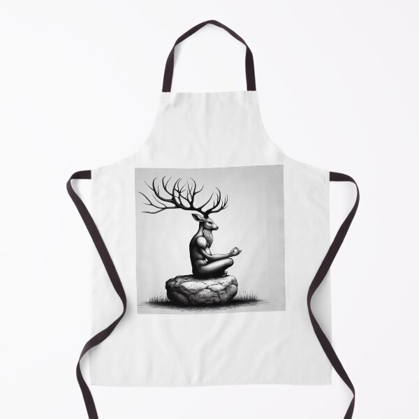 Item preview, Deer meditation designed and sold by TOMASZ-ART.