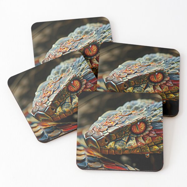 Item preview, Fire-Eyed Dragon Snake designed and sold by OccultDreams.