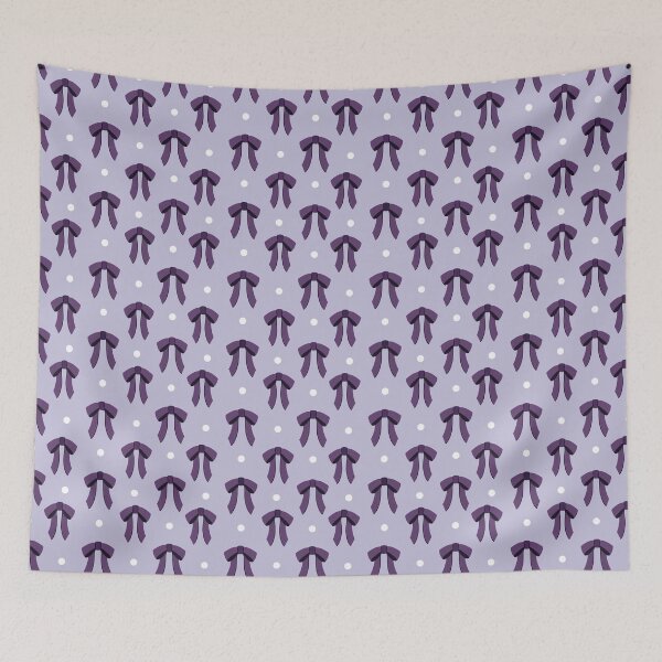 Item preview, Purple bows with polka dots on Lavender designed and sold by Brittany Lane Allen.