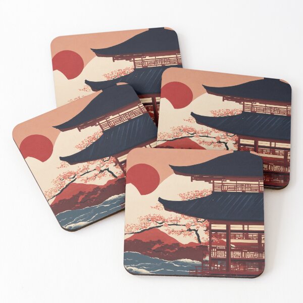 Item preview, Kensho - Japanese Painting background print designed and sold by Magical-bear.