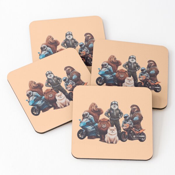 Item preview, Moteros peludos designed and sold by Ambroa Stuff.