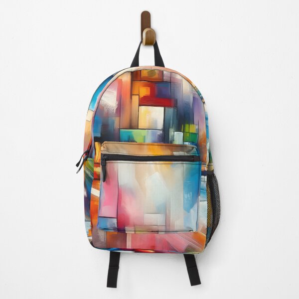 Item preview, Abstract painting, brightly coloured blocks designed and sold by Inkstorm-London.