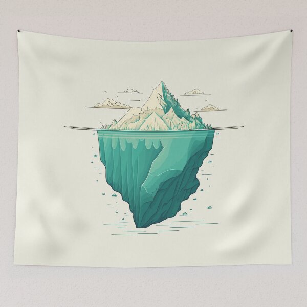 Item preview, Iceberg Depths - Nature's Majesty designed and sold by RuyaFab.